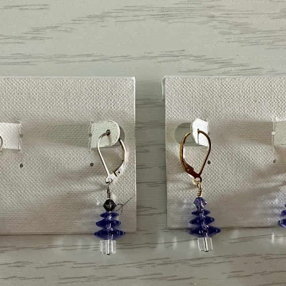 Swarovski Crystal Christmas tree earrings SS - Picture 8 of 10